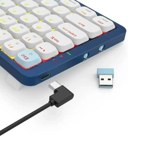 کیبورد بی سیم گیمینگ ردراگون مدل EVA PRO K684 WB RGB